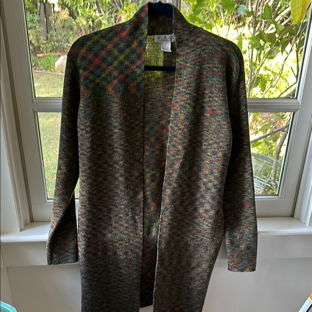 V.A.S. Clothing Co. Multicolor Open Front Cardigan